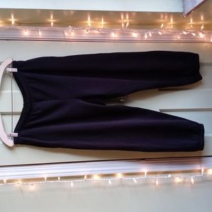 Women's Bugle Boy pocket sweatpant mid weight skinny elastic ankle XL